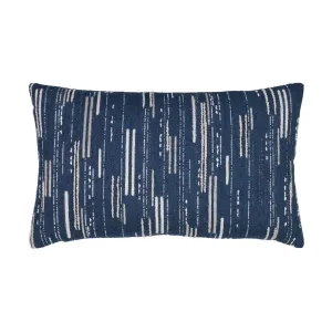 12" x 20" Elaine Smith Pillow  Connection Indigo