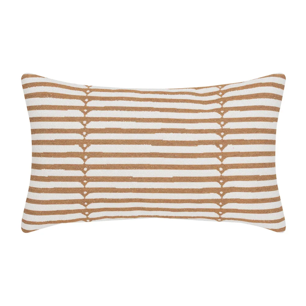 12" x 20" Elaine Smith Pillow  Sincerity Caramel