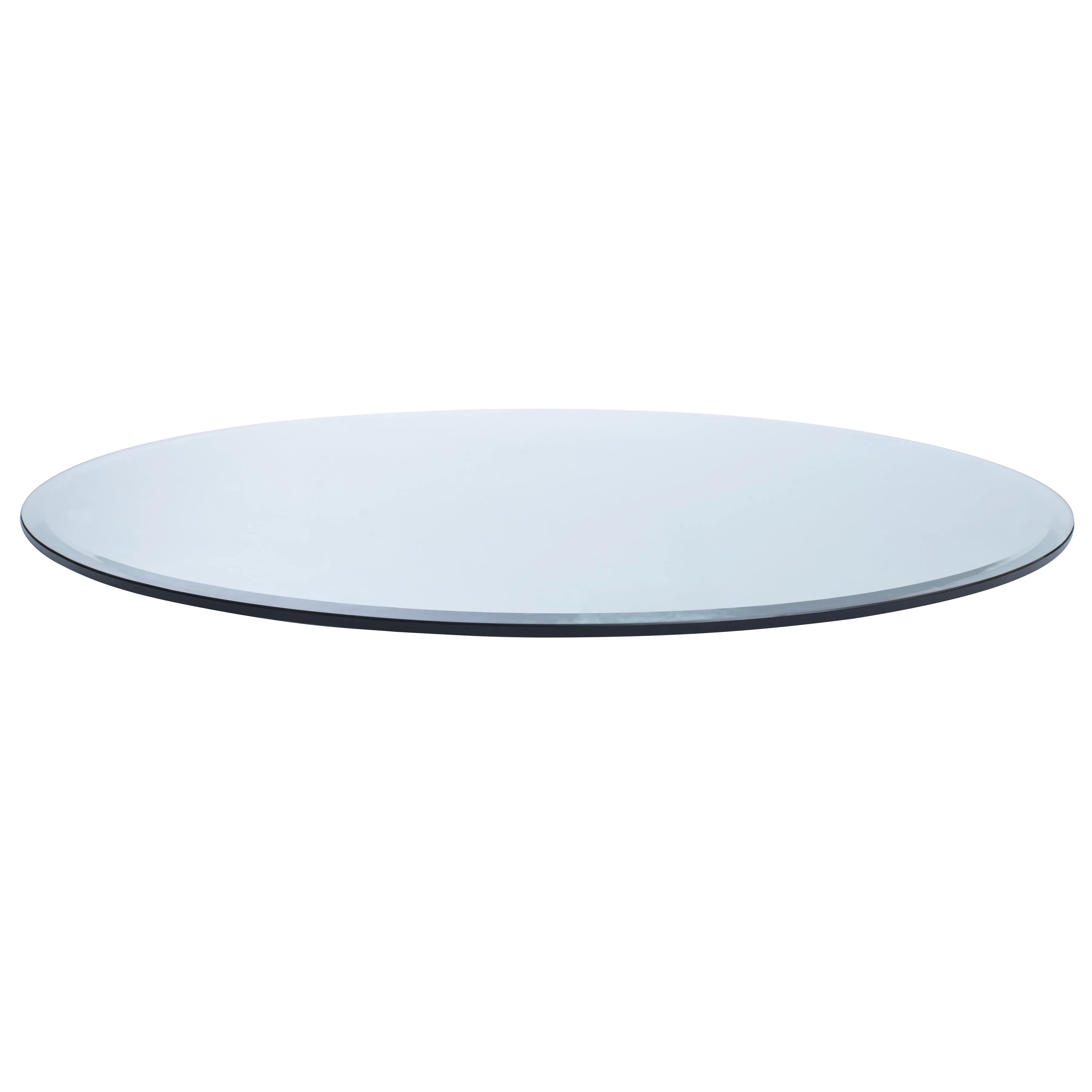 14" Round Clear Glass Table Tops