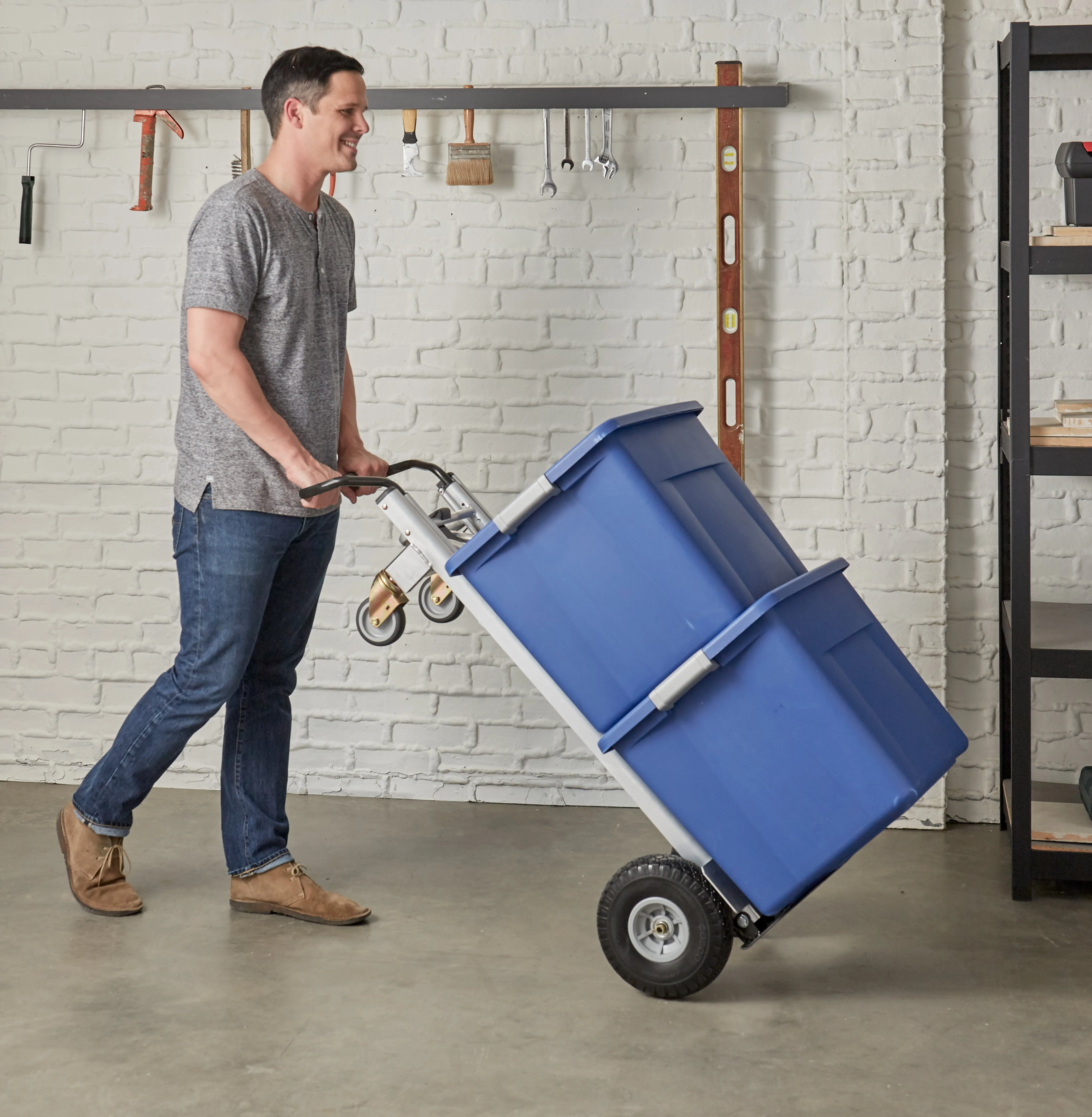 2-in-1 Hybrid Handtruck