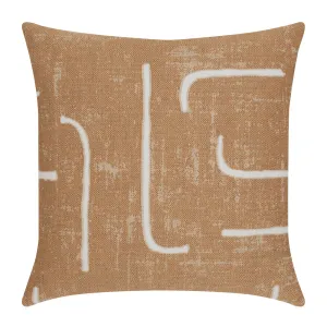 20" Square Elaine Smith Pillow  Instinct Caramel