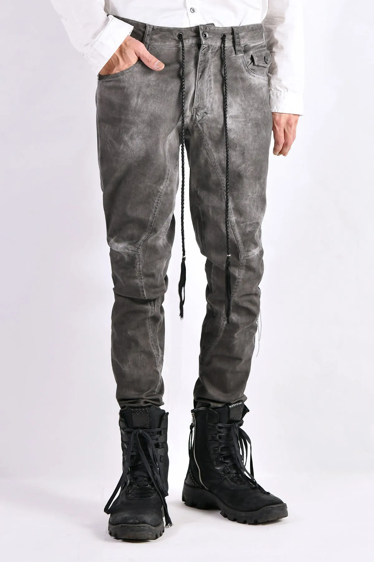 2102-PT01A Stretch Twill Pants 03 Charcoal