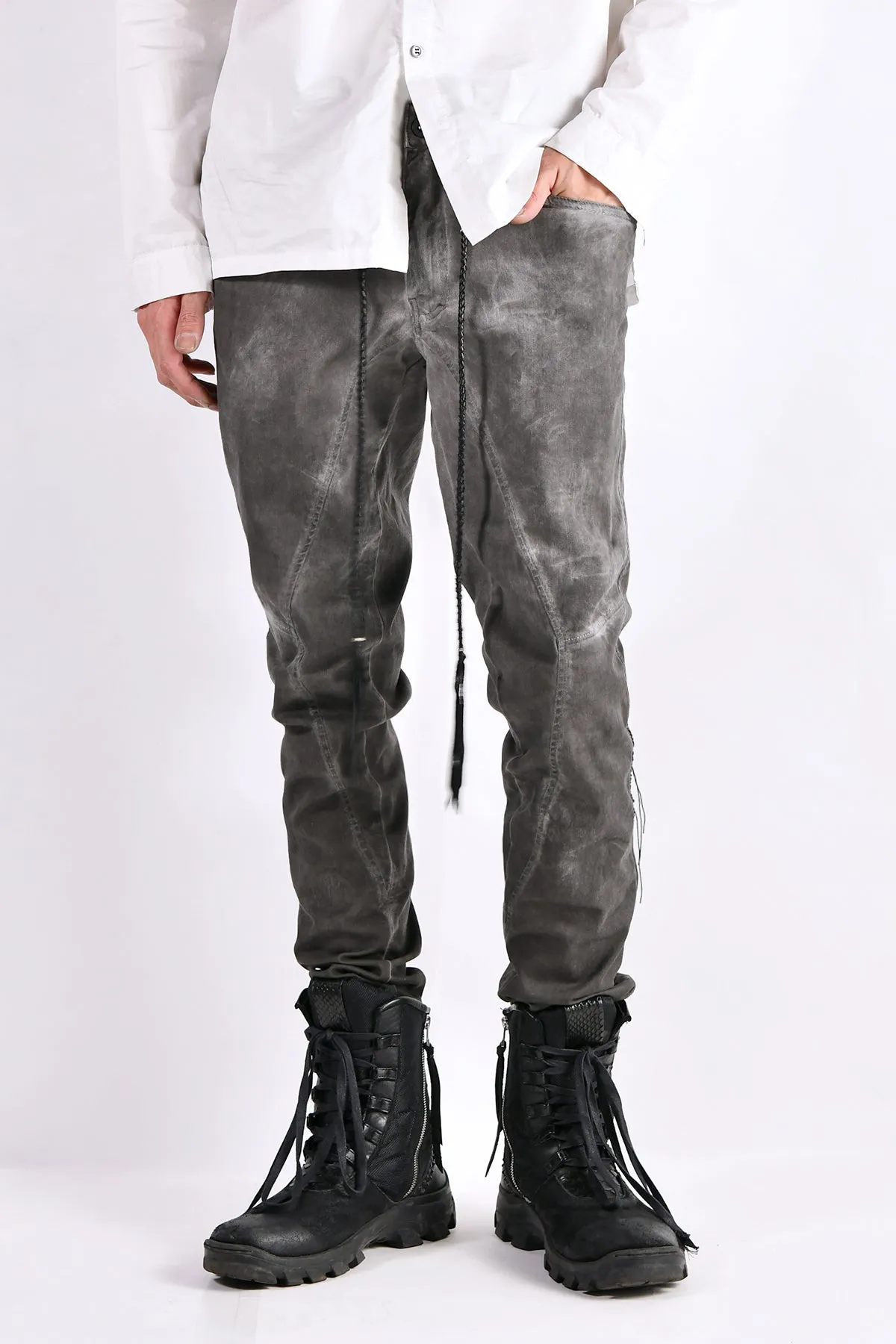 2102-PT01A Stretch Twill Pants 03 Charcoal