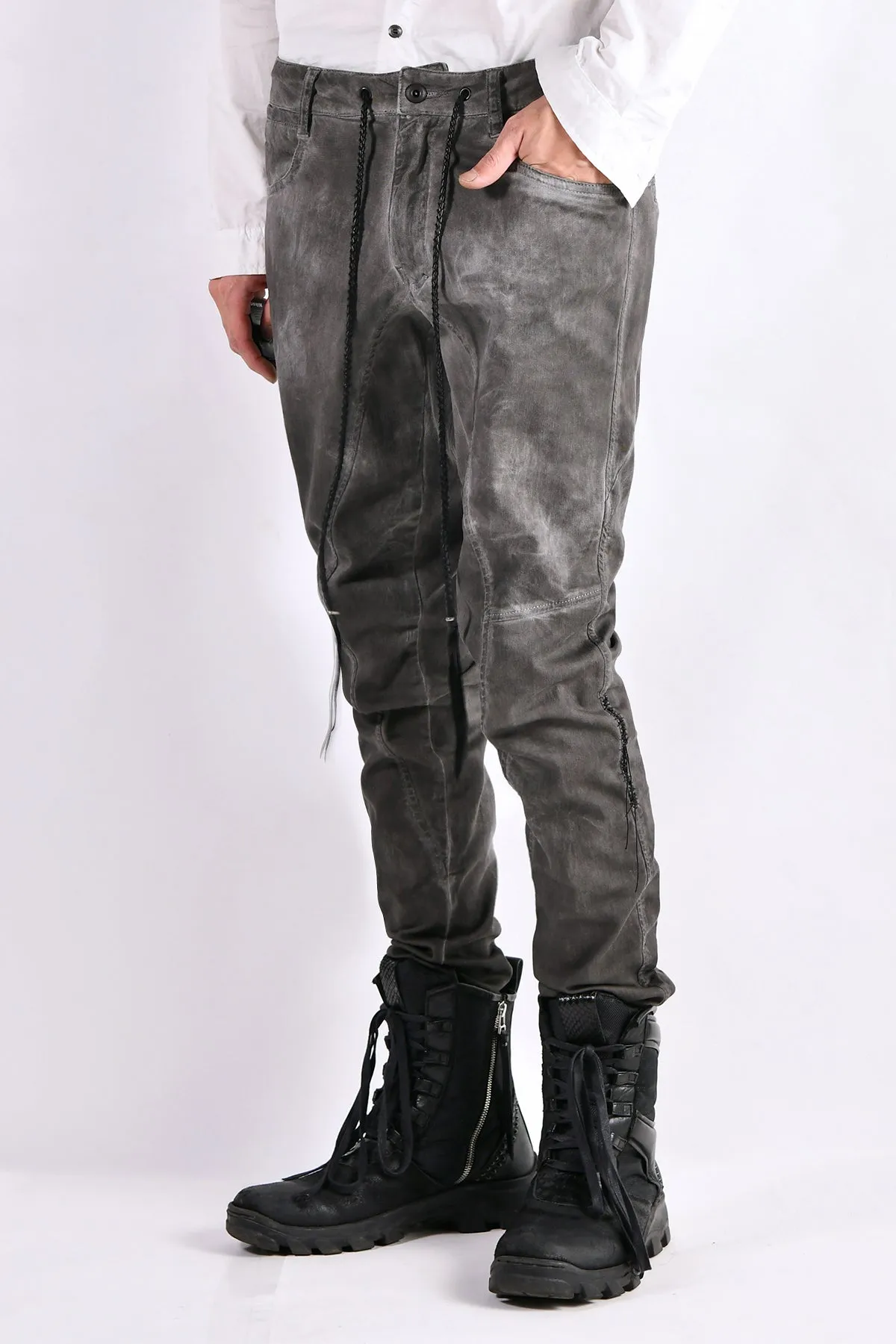 2102-PT01A Stretch Twill Pants 03 Charcoal