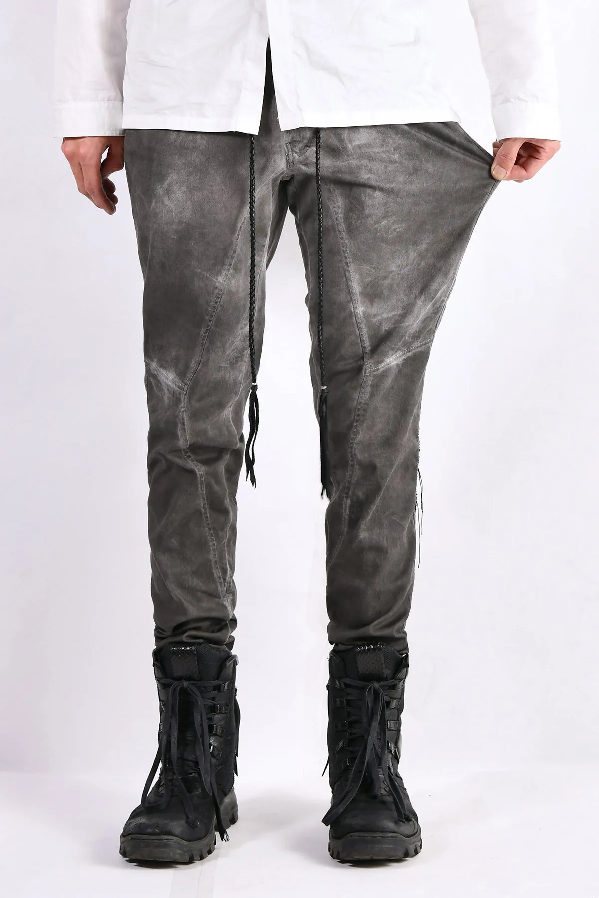 2102-PT01A Stretch Twill Pants 03 Charcoal