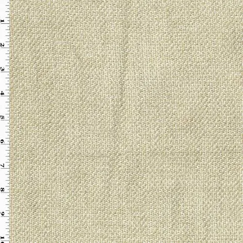 3 3/4 YD PC-Whipped Pastry Beige Textured Chenille Dobby Decor Fabric