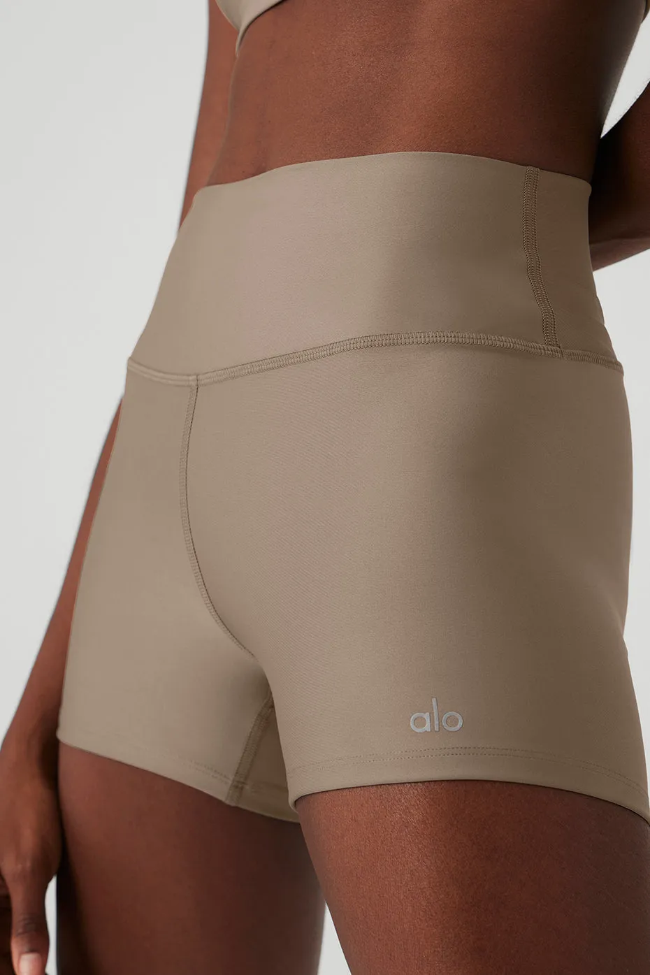 3" High-Waist Airlift Short - Gravel