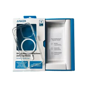 Anker Iphone 15 Clear Magnetic Phone Case W/ Screen Protector