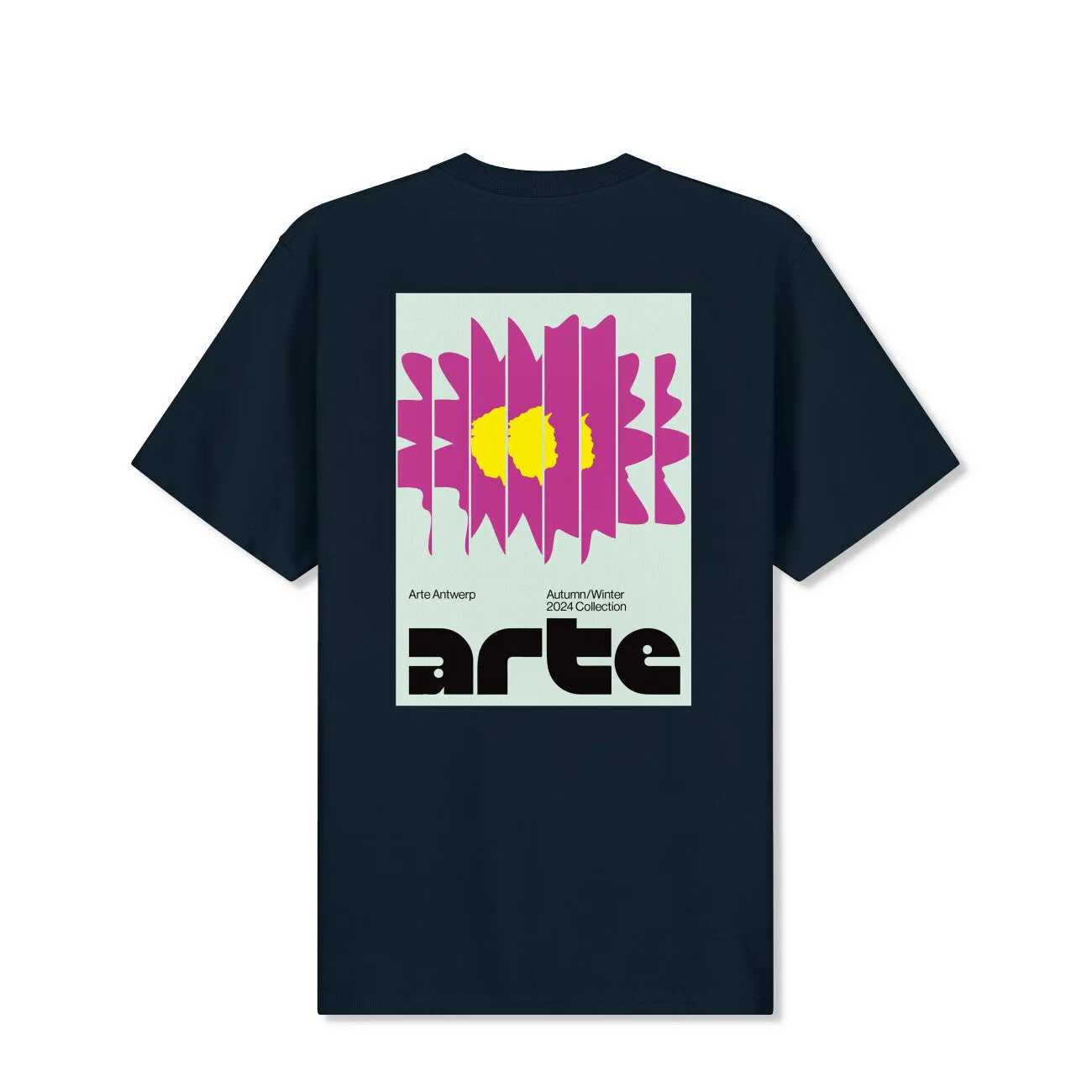 Arte Back Square Print T-Shirt