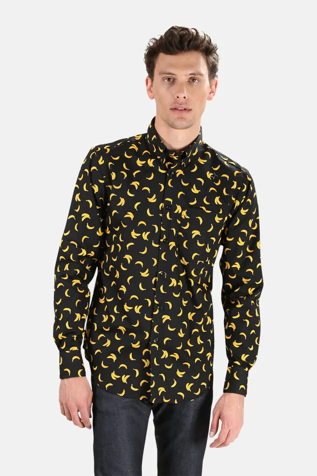 Banana Print Naked & Famous Easy Shirt