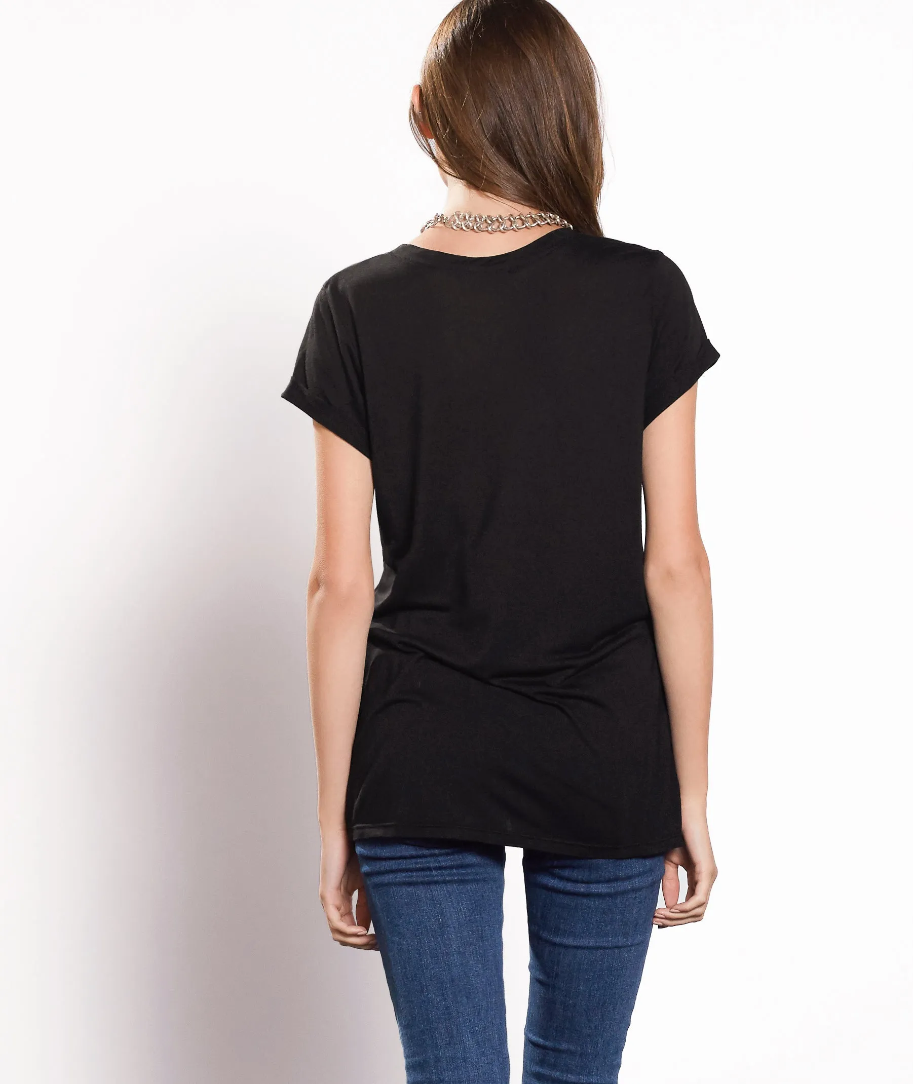 Beechwood Deep V-Neck Tee