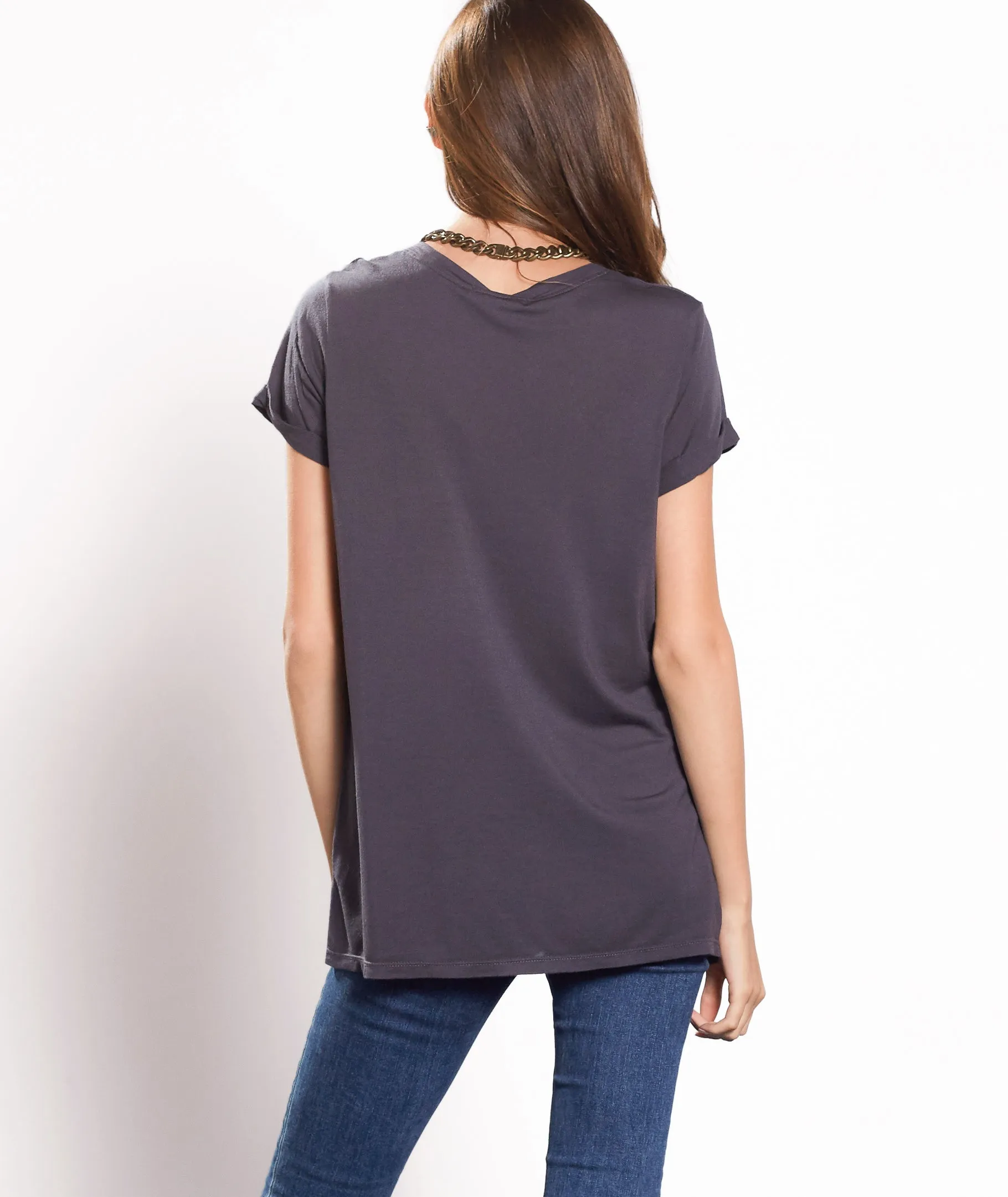 Beechwood Deep V-Neck Tee