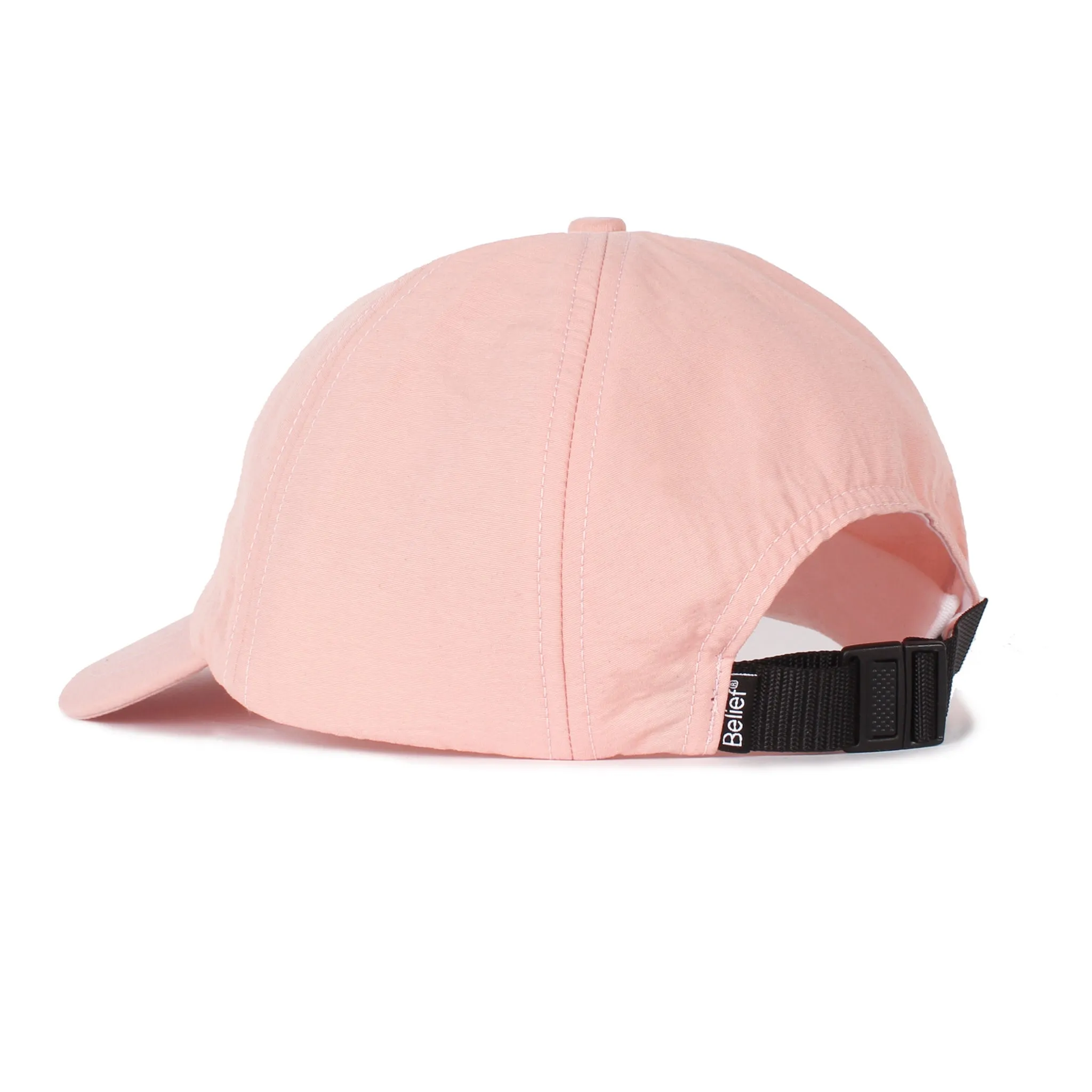 Belief NYC Nylon 6 Panel Cap Rose