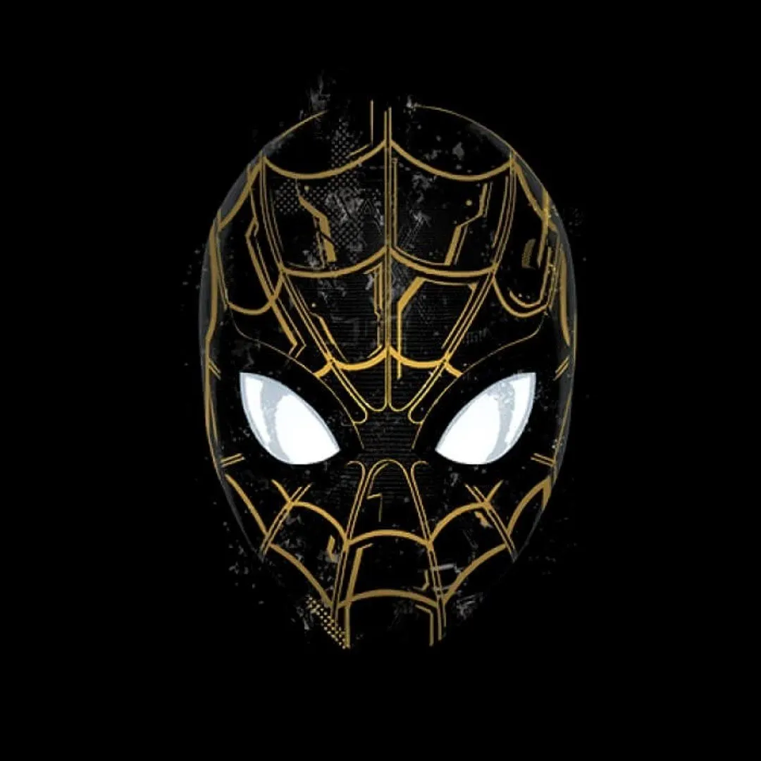 BLACK SUIT MASK - MARVEL OFFICIAL T-SHIRT by Redwolf