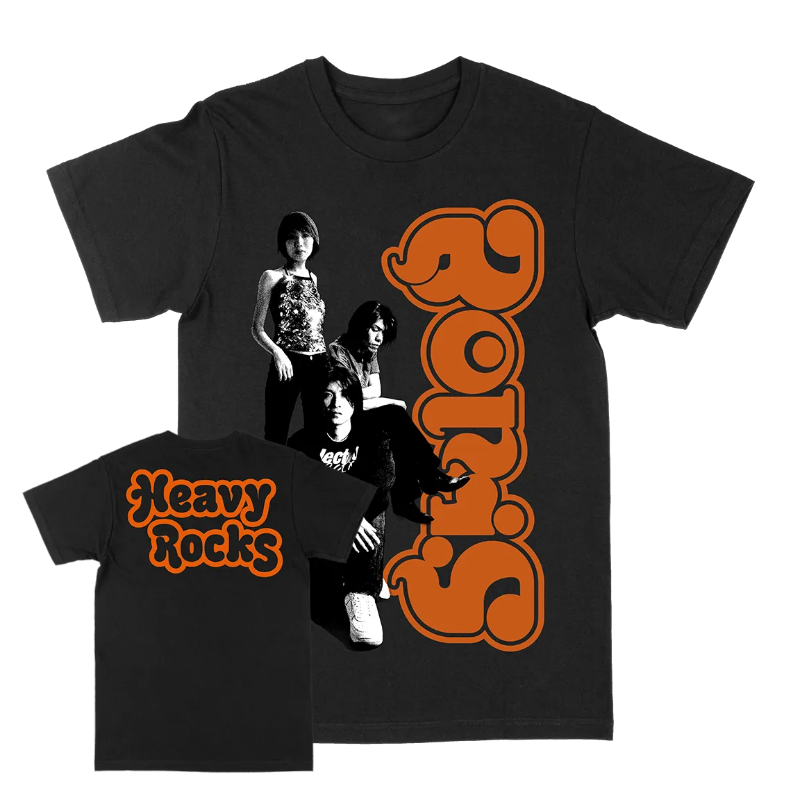 Boris "Heavy Rocks: Band" Black T-Shirt