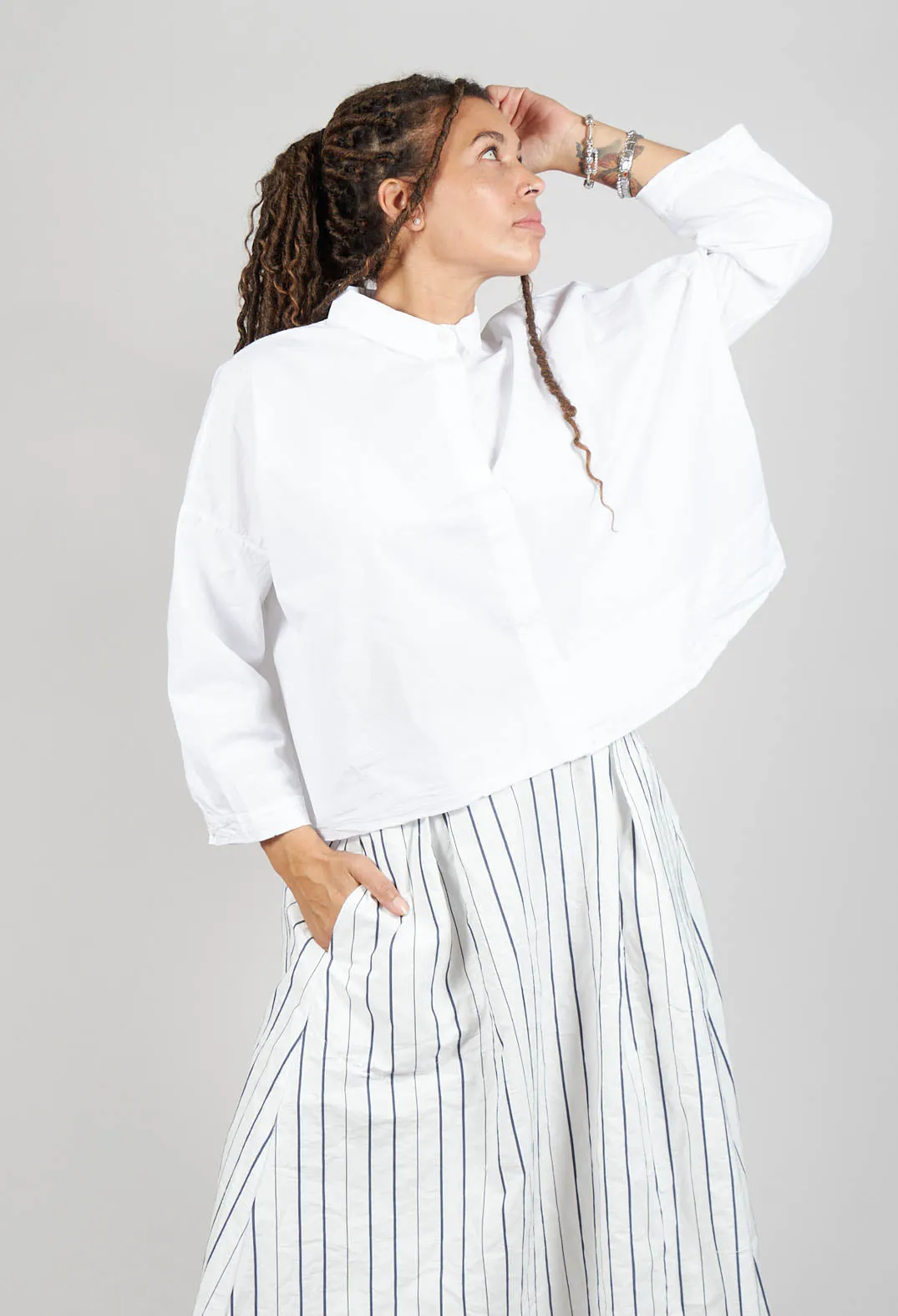 Boxy Shirt in White