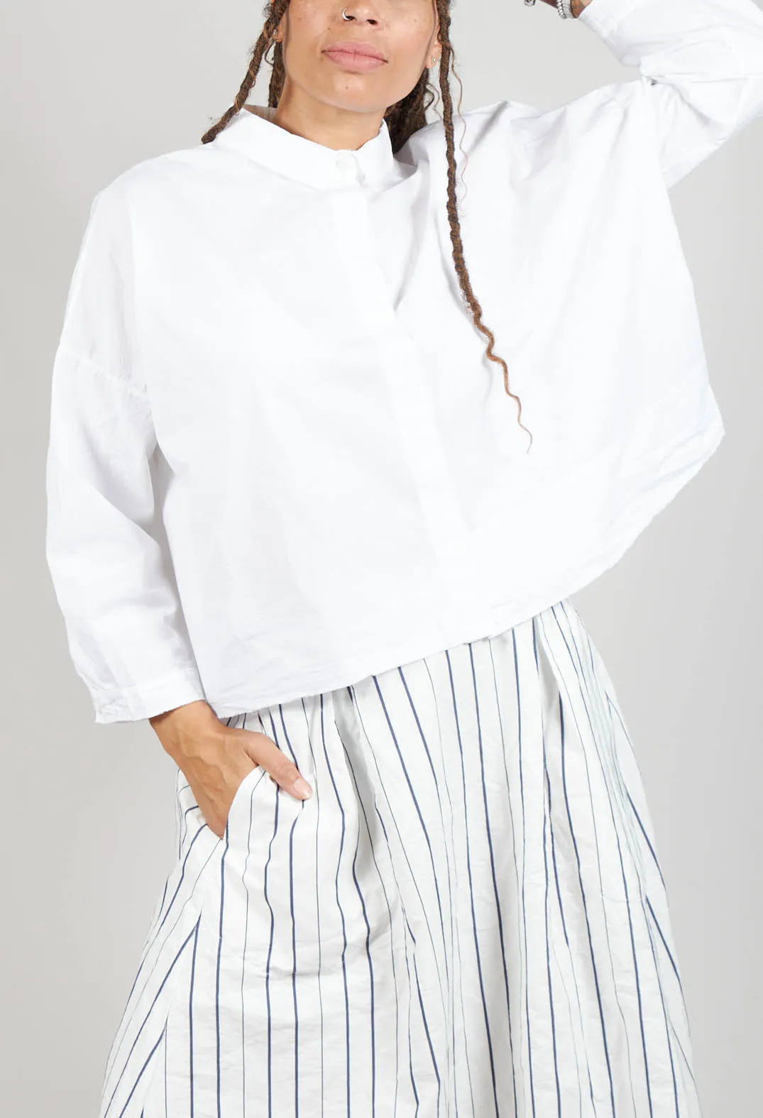 Boxy Shirt in White