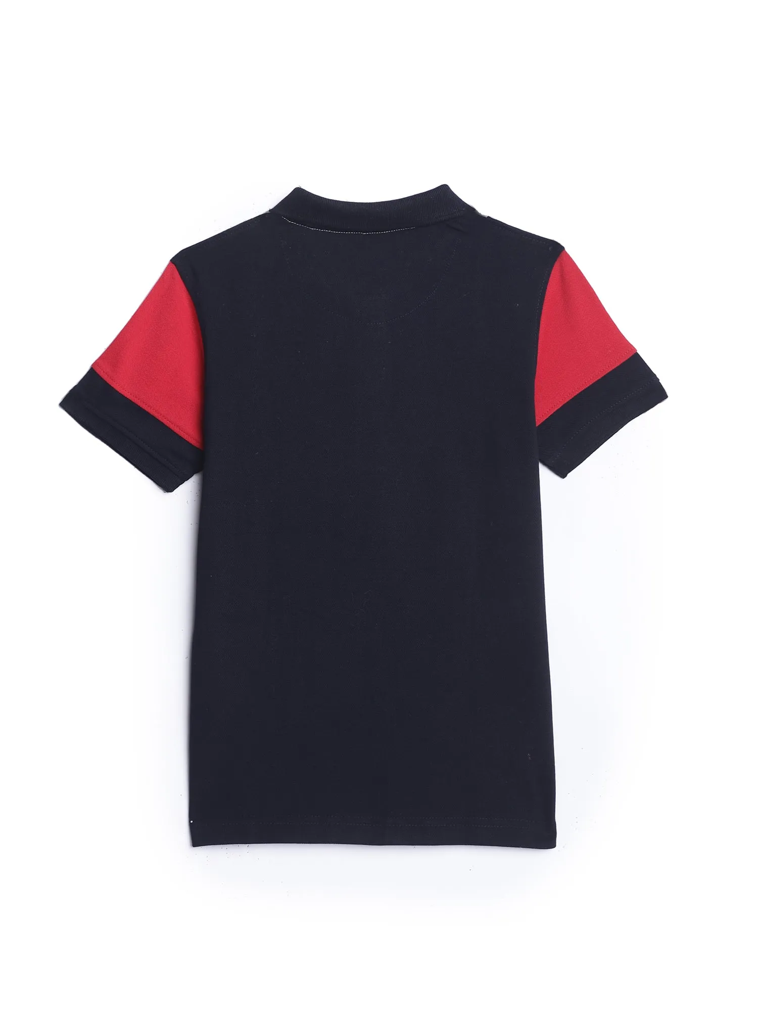 Cantabil Boys Off White Polo Neck T-Shirt