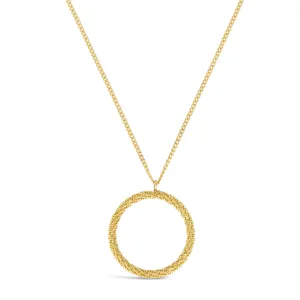 Circle Stardust Necklace