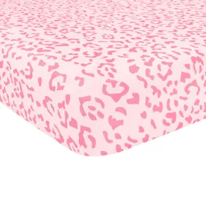 Crib Sheet in Sakura Leopard