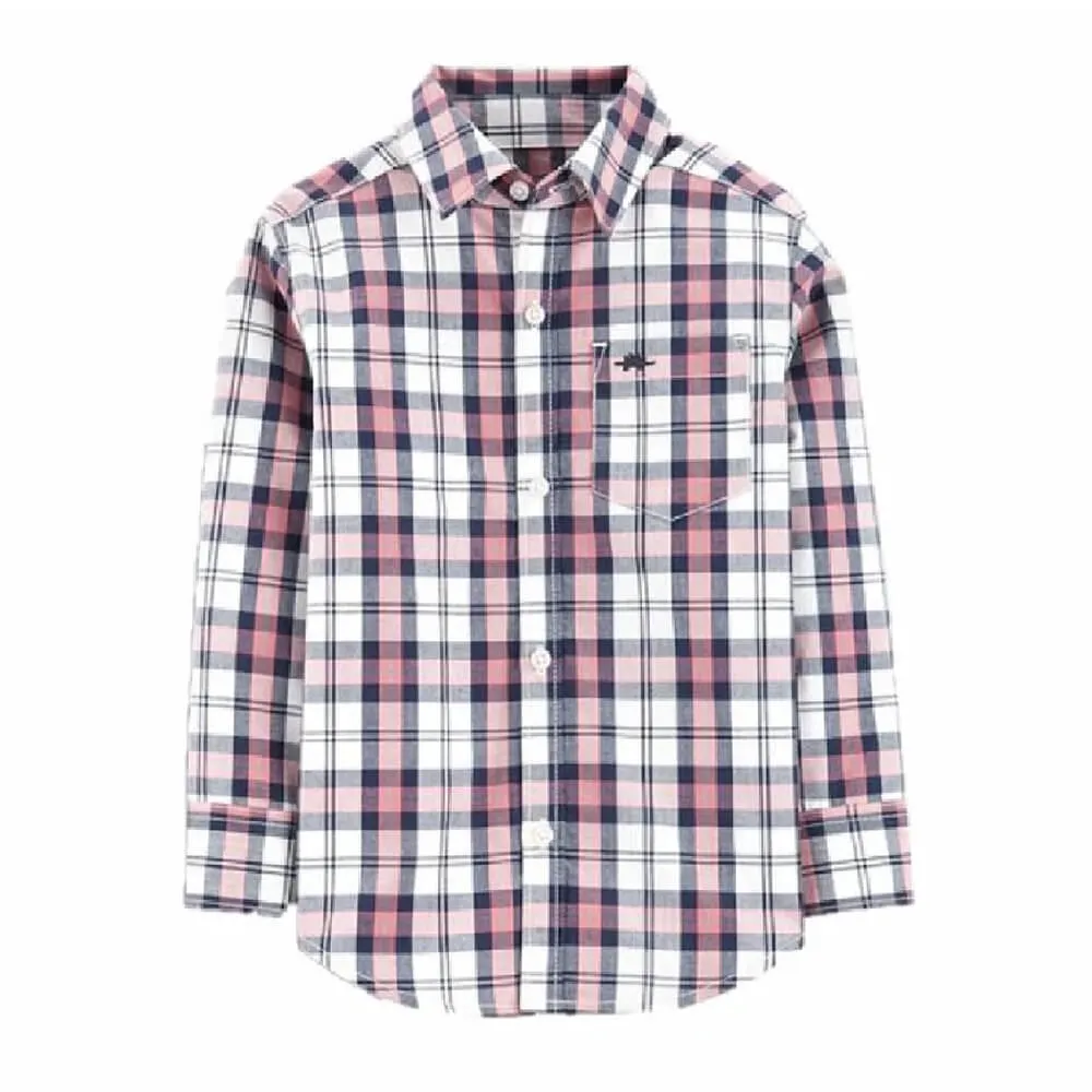 CRT Pink and Blue Check Shirt 1050