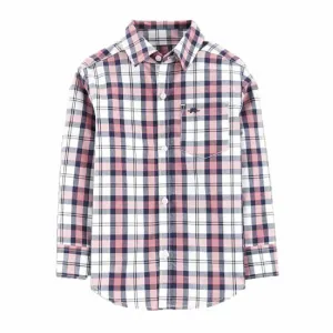 CRT Pink and Blue Check Shirt 1050