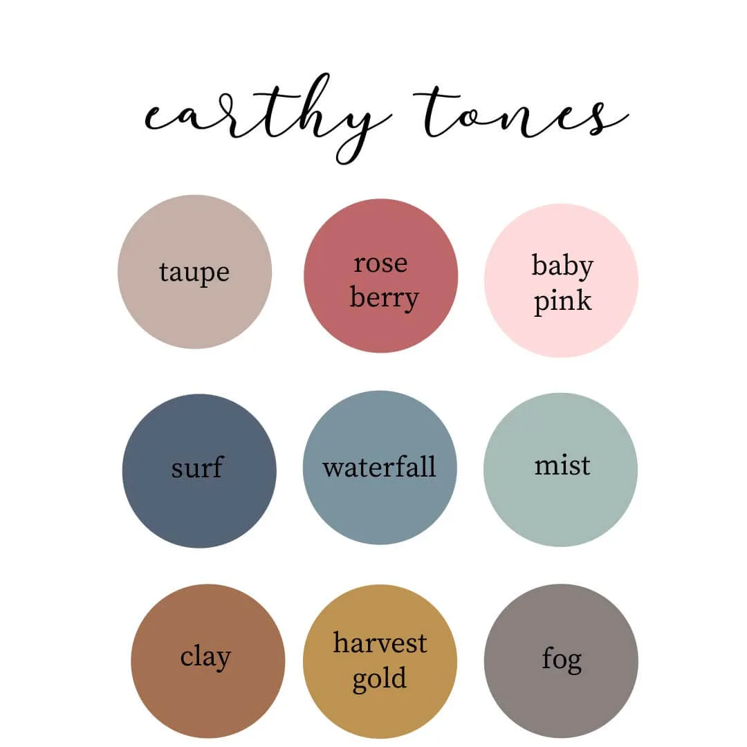 Earthy Tones Personalized Color Blanket