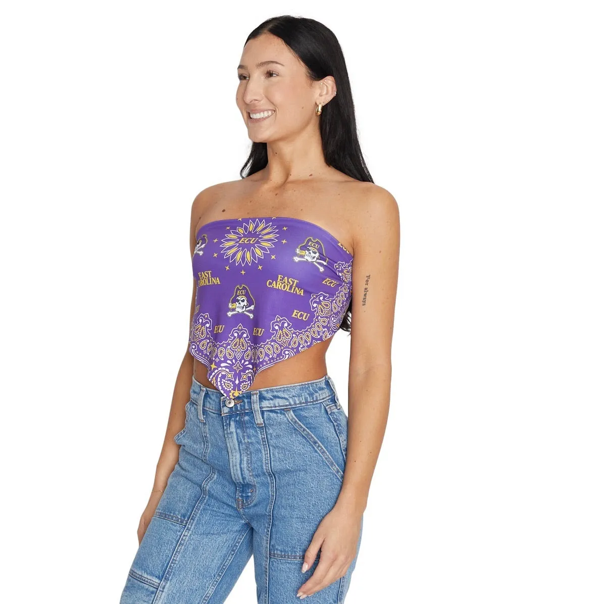 ECU Pirates Bandana Top