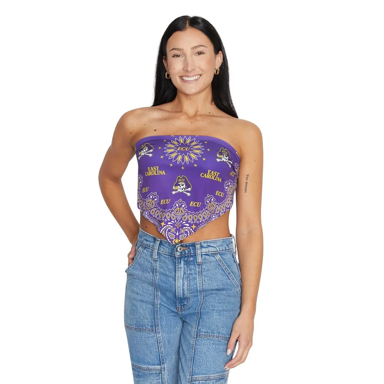 ECU Pirates Bandana Top