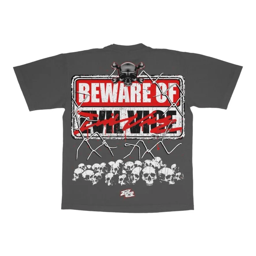 EVIL VICE: Beware SS Tee 4