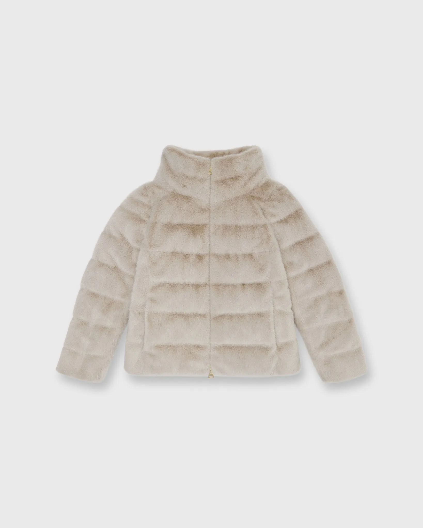 Faux Fur Teddy Jacket in Chantilly