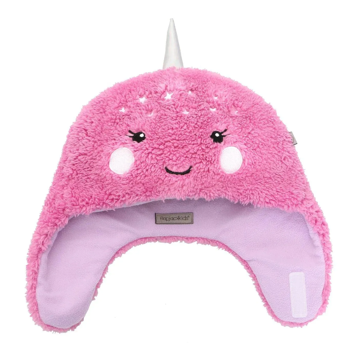 Flapjack Kids Reversible Sherpa Hat - Unicorn/Narwhal