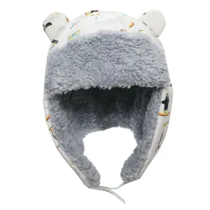 Flapjack Kids Water Repellent Trapper Hat - SkiResort Grey