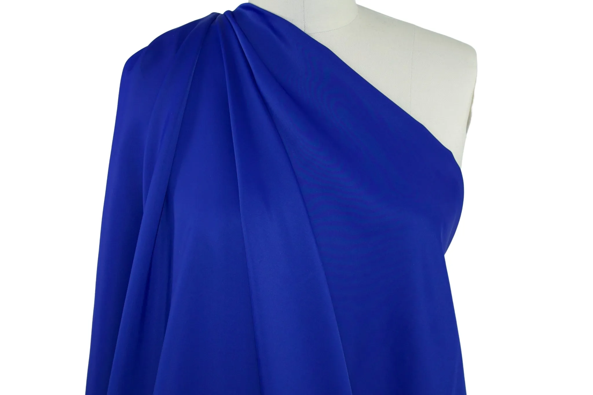 Heavy Rayon Stretch Sateen - Royal Blue