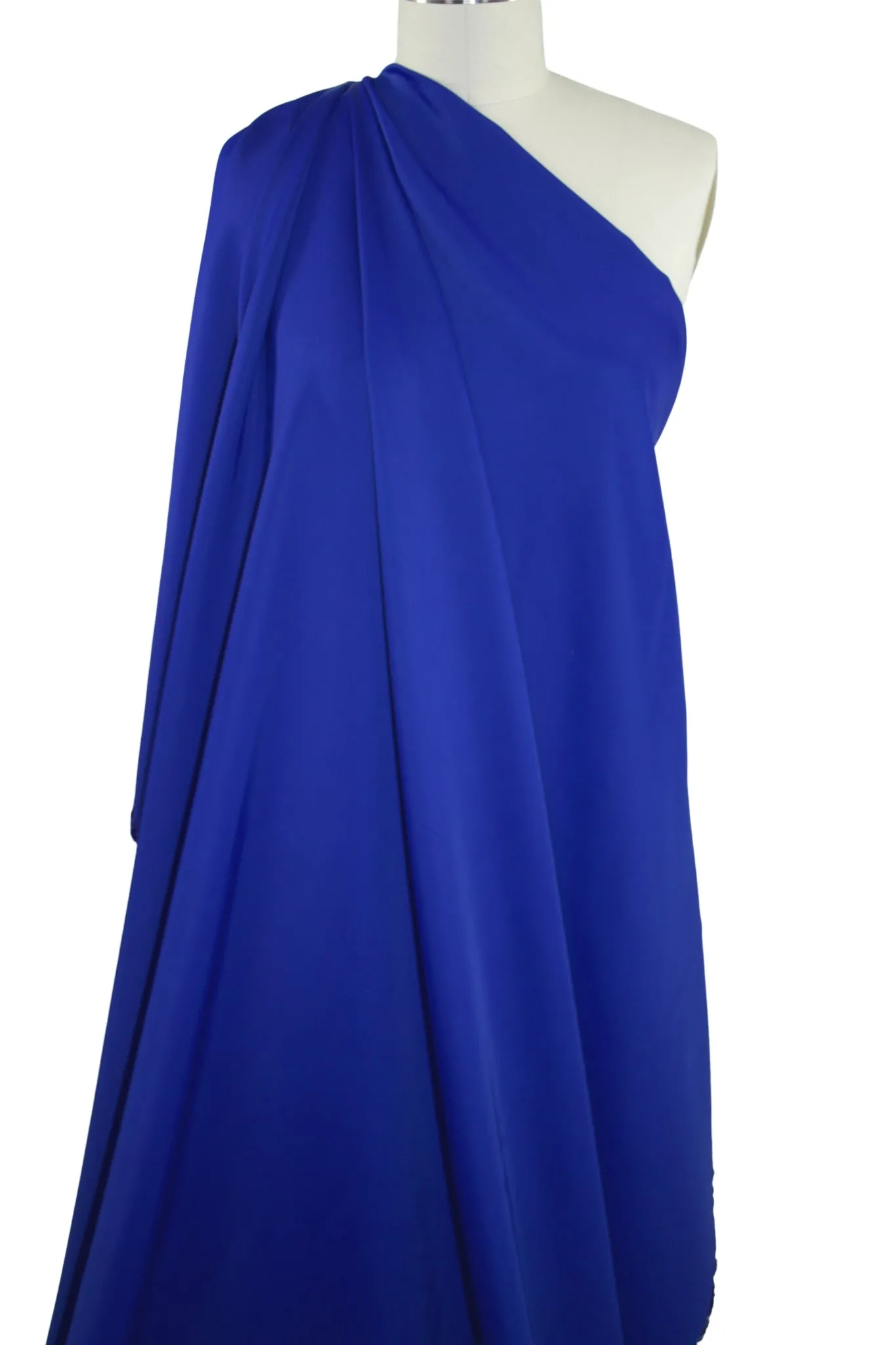 Heavy Rayon Stretch Sateen - Royal Blue