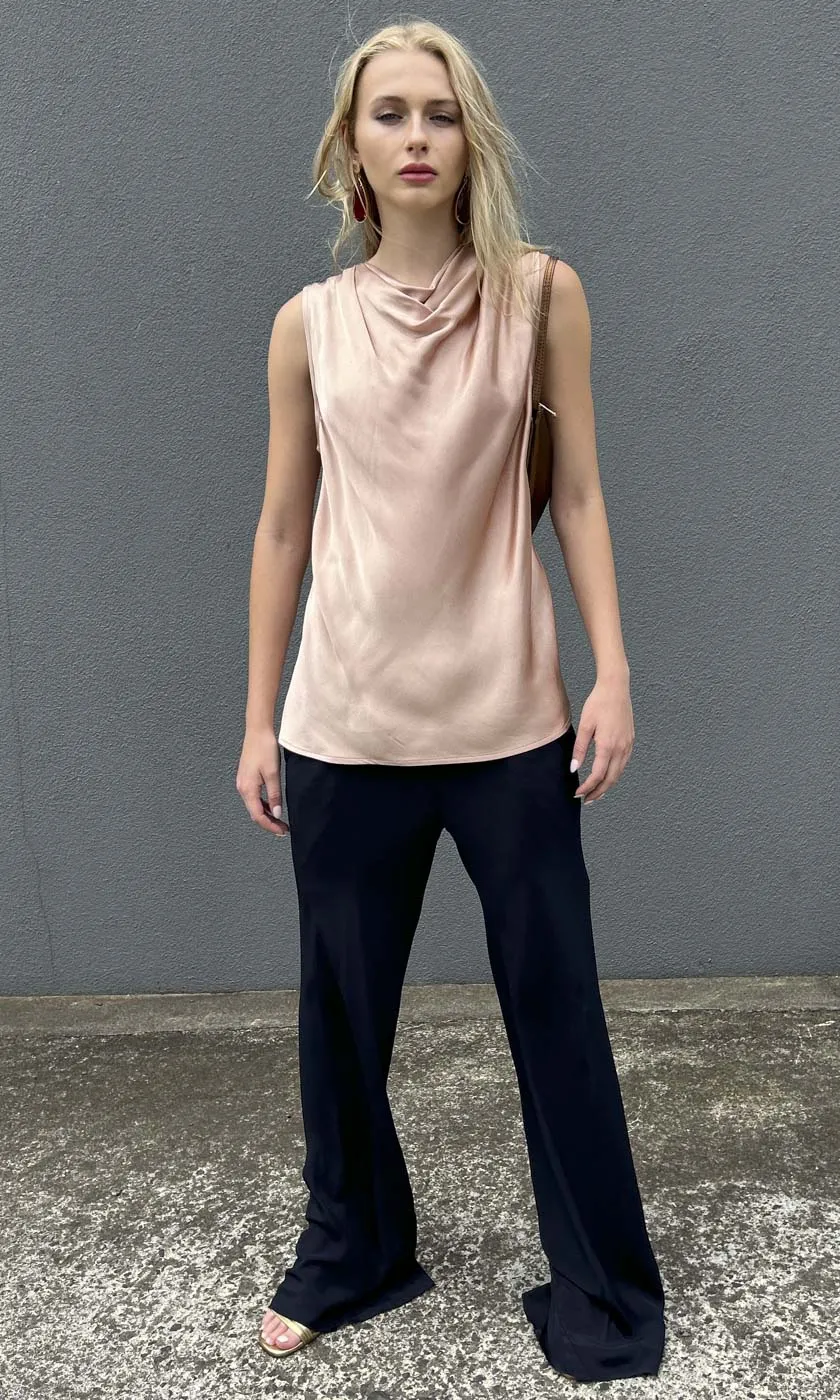 Hoss Solange Cowl Neck Top - Blush