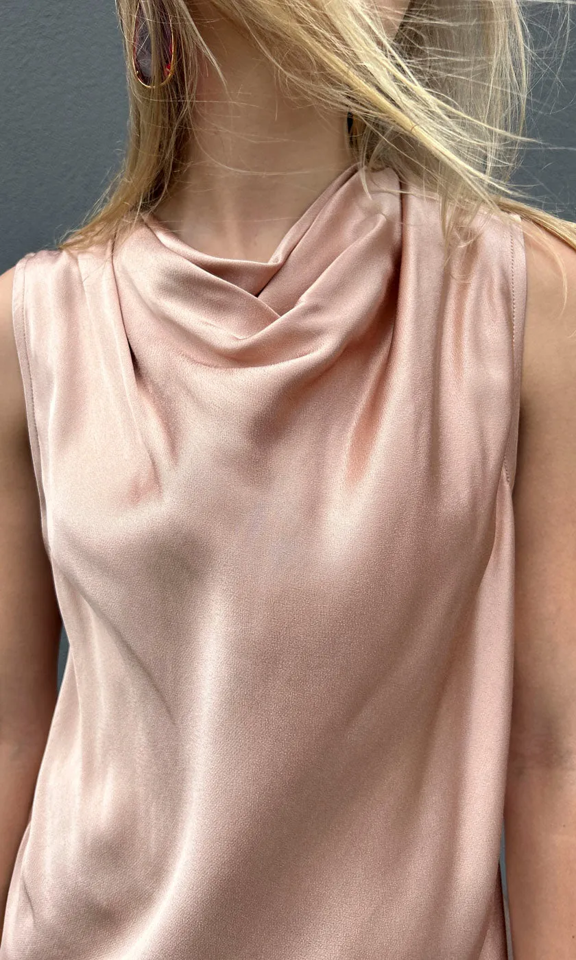 Hoss Solange Cowl Neck Top - Blush