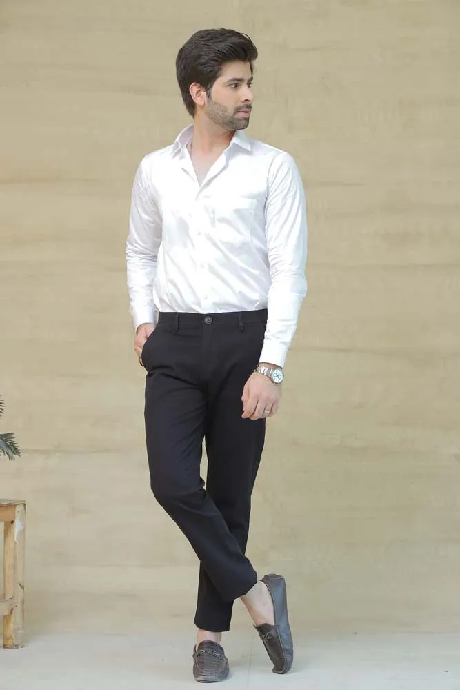 PLAIN BLACK COTTON PANT