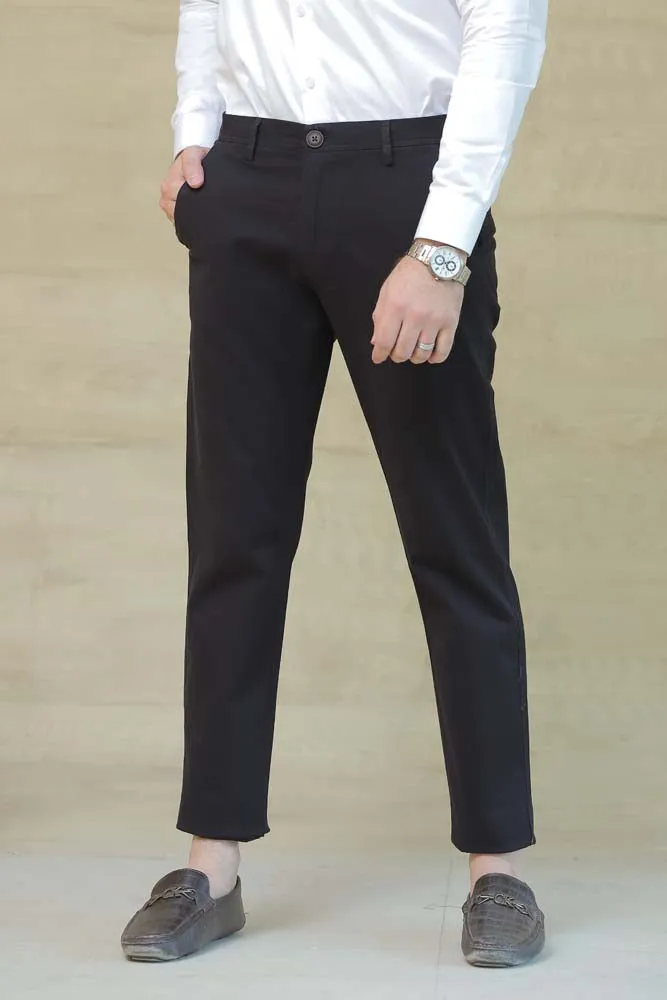 PLAIN BLACK COTTON PANT