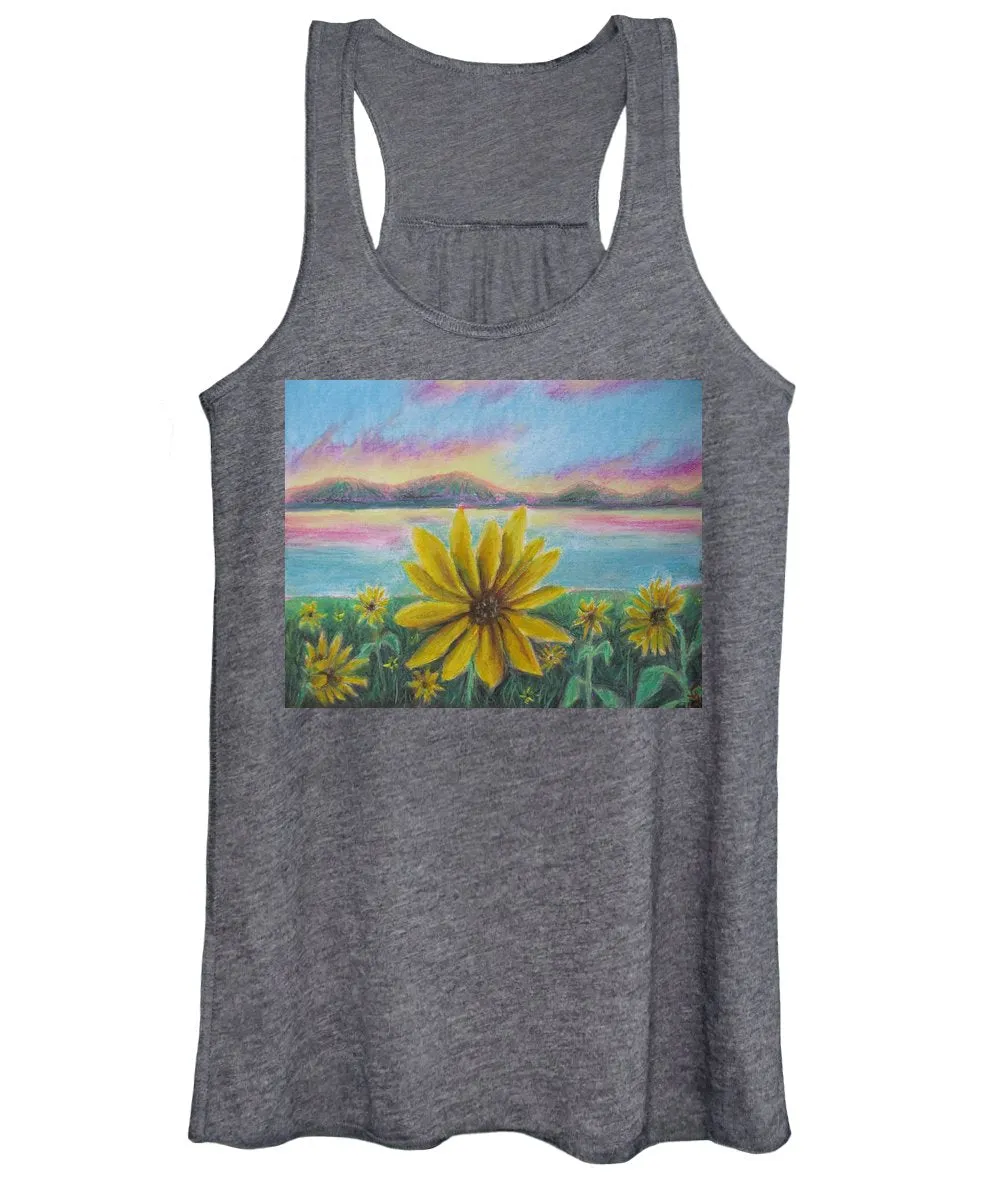 Setting Sunflower - Women's Tank Top