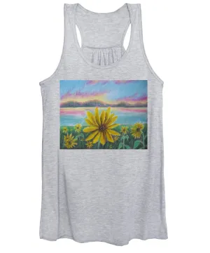 Setting Sunflower - Women's Tank Top