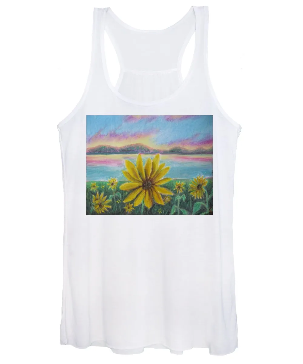 Setting Sunflower - Women's Tank Top