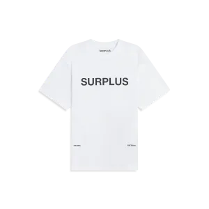 surplus logo tee / white   black