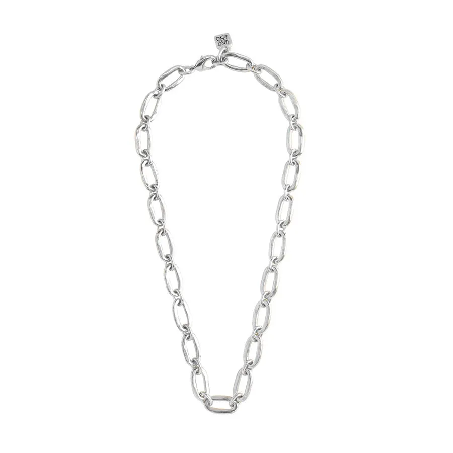 UNOde50 Eslabon Necklace - Silver