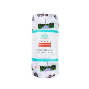 Washington DC Baby Muslin Swaddle Receiving Blanket